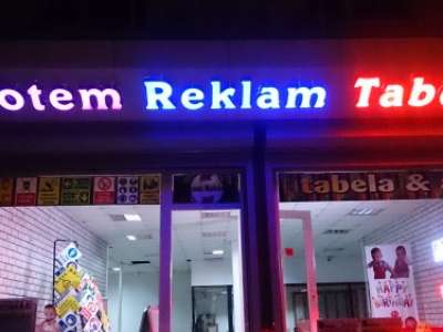 Çorlu Kutu Harf Tabela