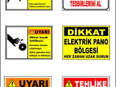 Çorlu Uyarı İkaz Levhaları